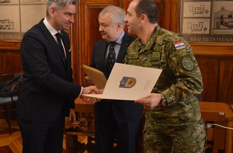 Održan prijem  za polaznike Ratne škole "Ban Josip Jelačić"