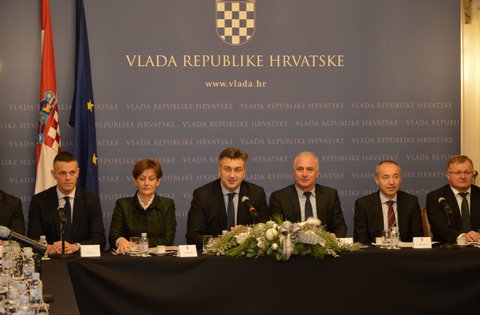 Župan Flego premijeru Plenkoviću predstavio istarske projekte od posebnog značaja