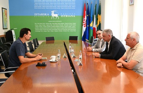 Zaštita prirode ostaje prioritet: župan Miletić održao prvi radni sastanak s novim ravnateljem Nature Histrice Sandrom Dujmovićem
