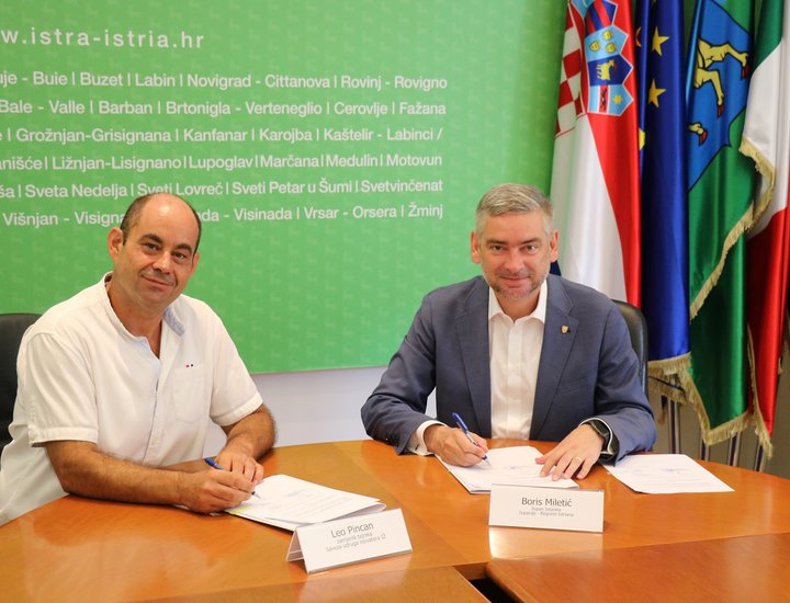 Župan Miletić potpisao ugovor o financijskoj podršci istarskim inovatorima