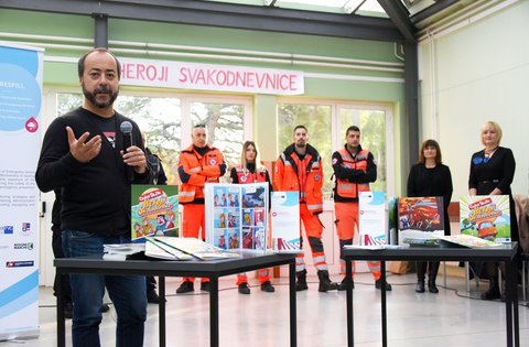 U OŠ Vidikovac predstavljeni strip i slikovnica „Heroji svakodnevice“ u sklopu EU projekta FIRESPILL