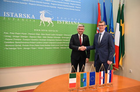 Župan Miletić  upriličio prijem  za veleposlanika Slovenije Nj. E. Gašpera Dovžana