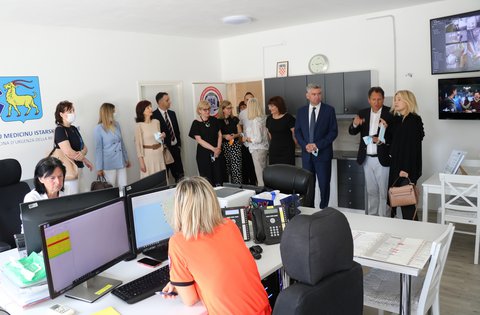 Inaugurati i nuovi locali dell'Unità di soccorso e allarme sanitario