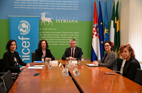 Potpisan Memorandum između Istarske županije i UNICEF-a za Hrvatsku