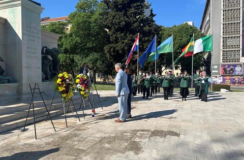 Župan Miletić i zamjenica Antić položili vijence povodom Dana pobjede nad fašizmom i Dana Europe