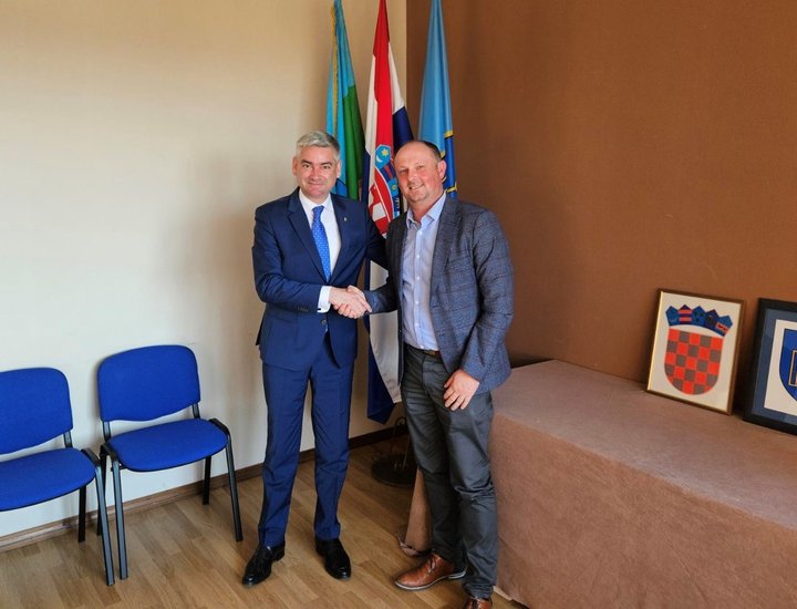 Il presidente Miletić in visita ufficiale al Comune di San Lorenzo
