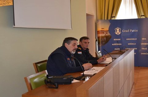 Pazin - Koordinacija Stožera civilne zaštite Pazinštine