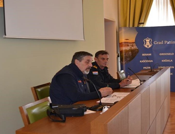 Pazin - Koordinacija Stožera civilne zaštite Pazinštine