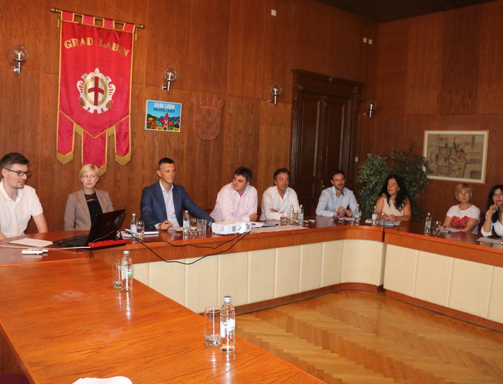 Župan Flego u posjetu Gradu Labinu
