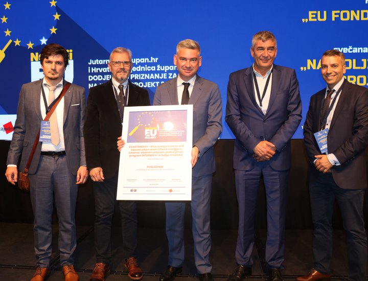 Županijski projekt COASTENERGY najbolji EU projekt u Hrvatskoj