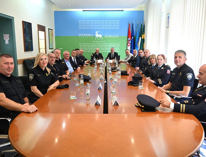 Župan Boris Miletić upriličio tradicionalni prijem povodom predstojećeg Dana policije