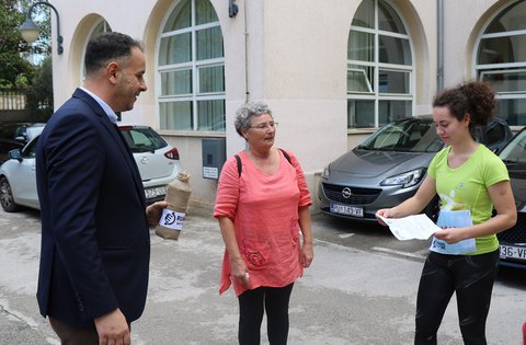 I Lumeni del Liceo di Pola hanno visitato la Regione e mandato un importante messaggio eco