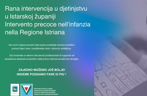 Sve o ranoj intervenciji u djetinjstvu u Istarskoj županiji na jednom mjestu