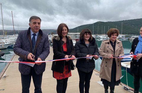 Inaugurato il porto di Trget con 295 nuovi posti barca