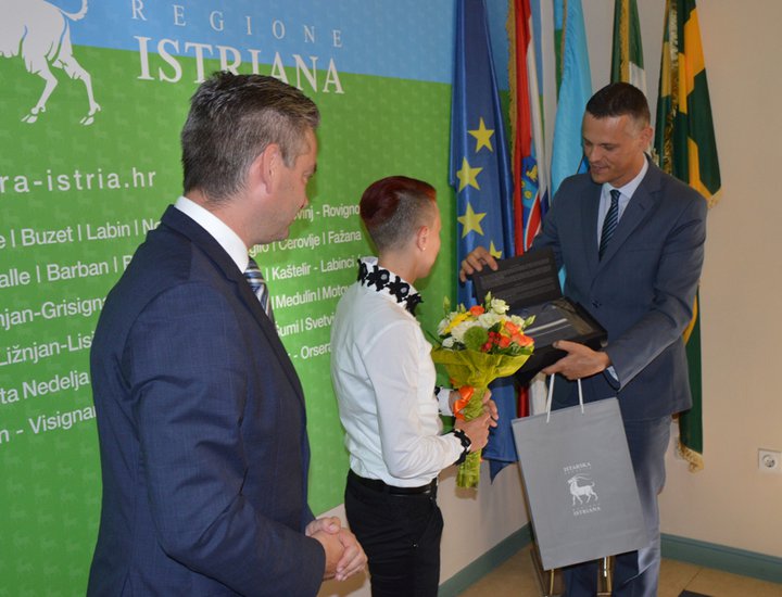 Prijem za zlatnu paraolimpijku Mikelu Ristoski