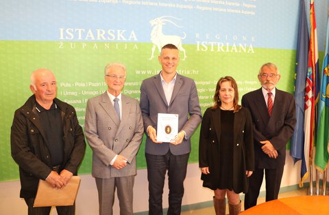Župan Flego primio delegaciju 1. domobranske bojne Pula