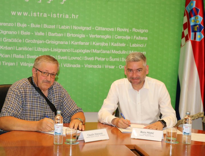 il presidente Miletić ha firmato il contratto per il finanziamento del progetto di ristrutturazione del castello storico di Završje - Piemonte