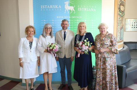 Župan Miletić primio nagrađene poduzetnice iz Istre