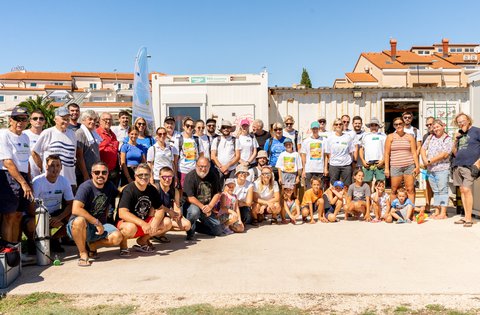 Guvnina uvala u Premanturi očišćena od morskog otpada