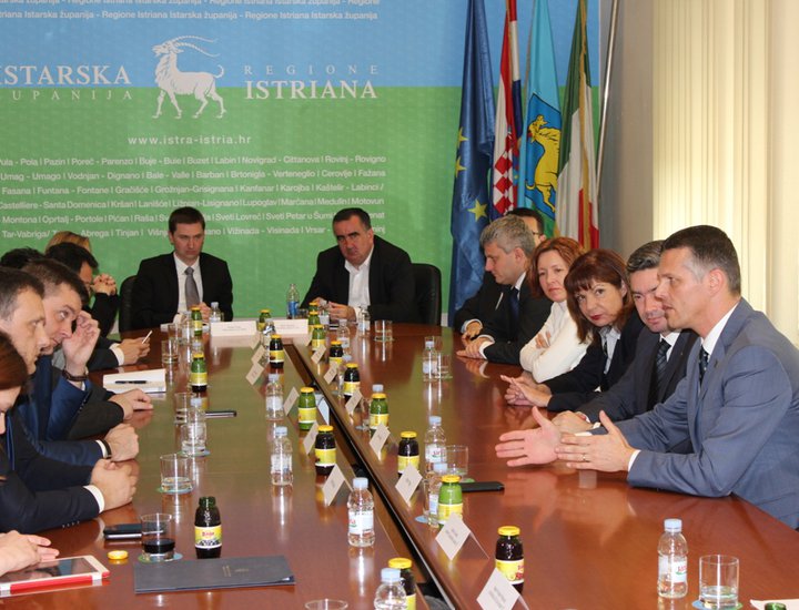 Visita di lavoro del Ministro Kliman alla Regione Istriana