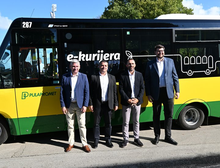 Presentato a Pola il primo autobus elettrico