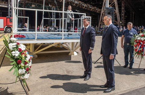 Inaugurata la targa commemorativa al primo difensore caduto nella Guerra patria, proveniente dall'Istria