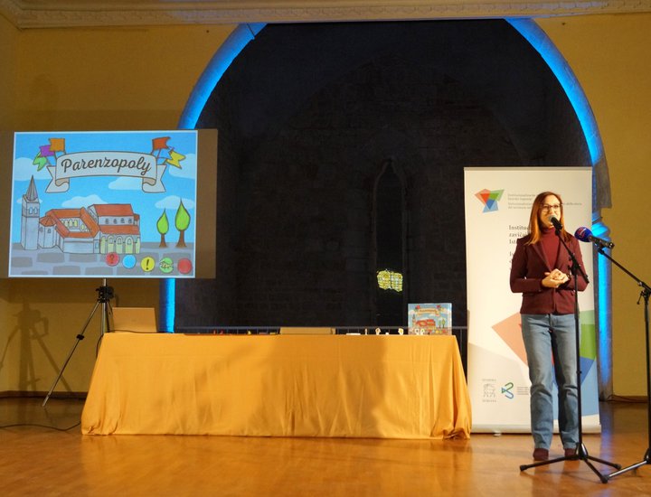 Predstavljena didaktičko-metodička igra „Parenzopoly“ nastala u sklopu Zavičajne nastave