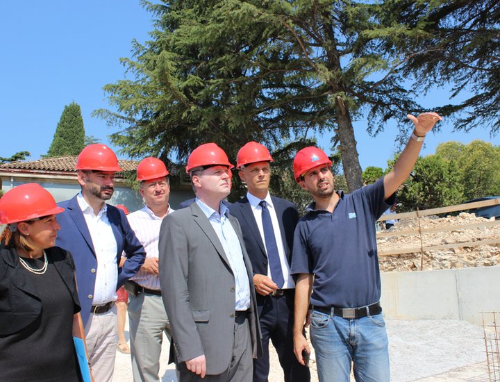Ministar zdravlja i istarski župan obišli gradilište nove bolnice