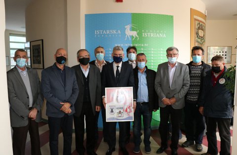 Il presidente Miletić ha organizzato un ricevimento per la 154ª brigata dell'Esercito croato
