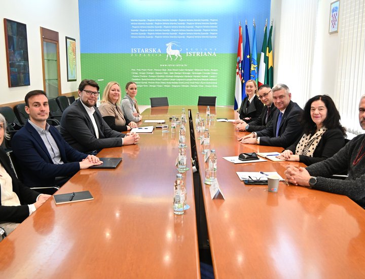 Istarski župan Miletić i gradonačelnik Pule Grbin suglasni o potrebi izgradnje sportske dvorane Gimnazije u Puli