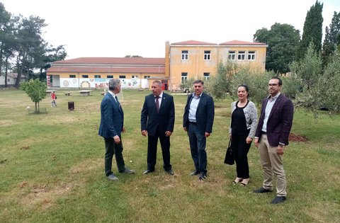 Il presidente Miletić in visita al Comune di Canfanaro