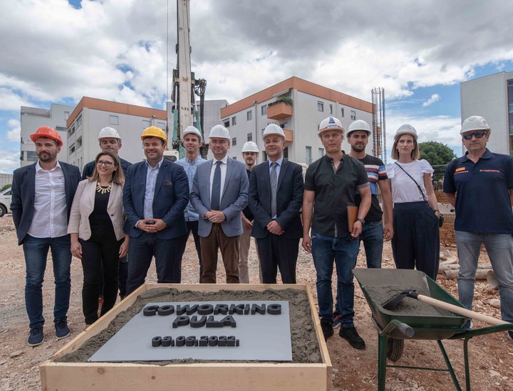 Položen kamen temeljac za izgradnju poduzetničkog centra COWORKING PULA
