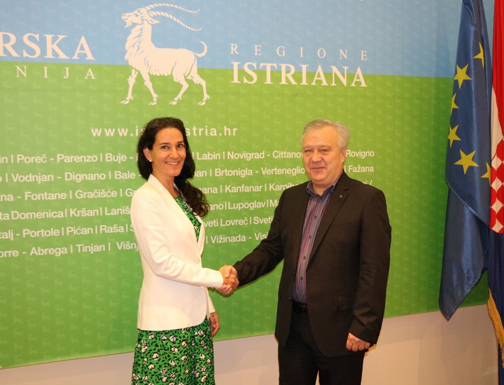 Veleposlanica Švicarske u nastupnom posjetu Istarskoj županiji