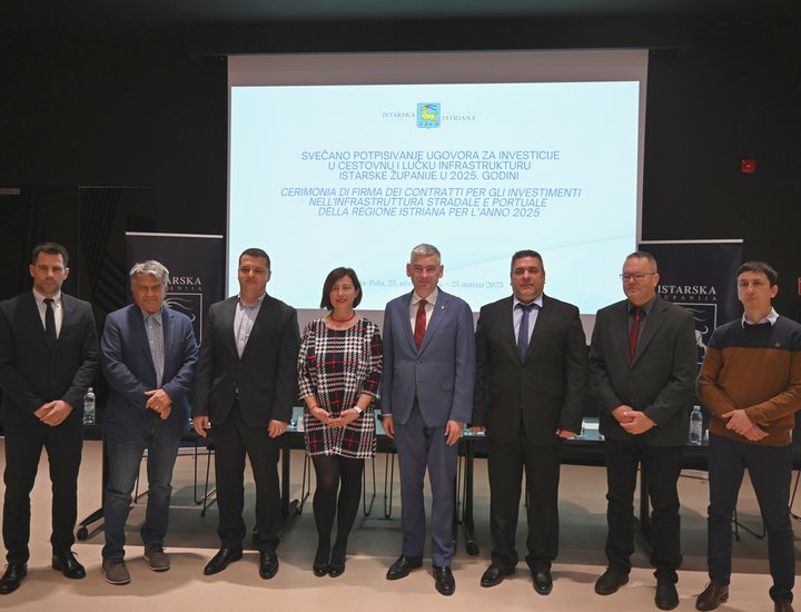 Istarska županija kontinuirano povećava sredstva namijenjena razvoju Županijskih lučkih uprava i cestovne infrastrukture