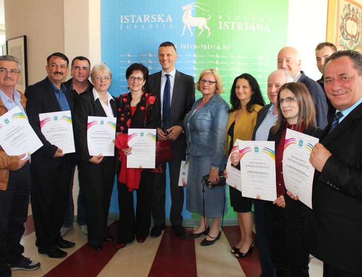 Održan prijem za predstavnike nacionalnih zajednica koje su sudjelovale na 3. Festivalu multikulturalnosti