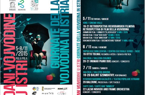 Od 5. do 8. studenog 14. "Dani Vojvodine u Istri"