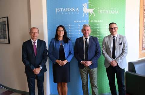Župan Miletić primio novu generalnu konzulicu Republike Srbije u Rijeci  Ivanu Stojiljković