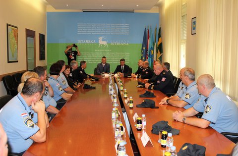 Prijem Istarske županije i Grada Pule povodom Dana policije