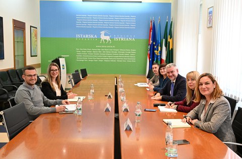 Župan Boris Miletić održao radni sastanak s načelnicom Kršana Anom Vuksan