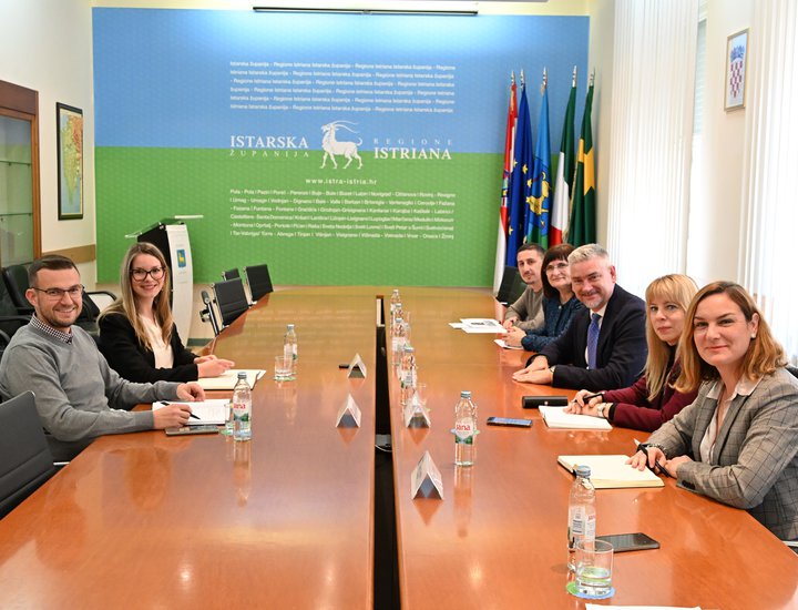 Župan Boris Miletić održao radni sastanak s načelnicom Kršana Anom Vuksan