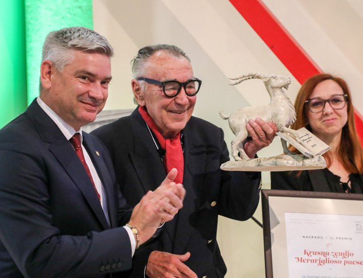 Milanu Rakovcu uručena Nagrada za životno djelo "Krasna zemljo - Meraviglioso paese" za izniman doprinos zavičajnoj književnosti i izdavaštvu