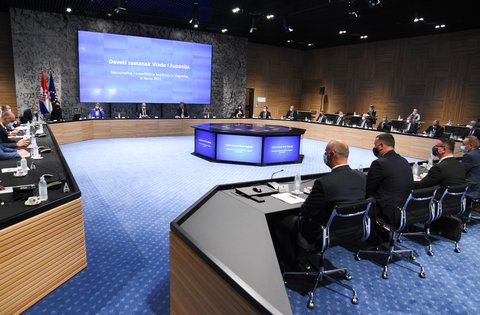 Si è tenuto l'incontro regolare del Presidente del Governo della Repubblica di Croazia con i rappresentanti delle città, delle regioni e dei comuni