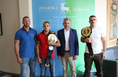 Il presidente Miletić ha ricevuto i combattenti del „Trojan“