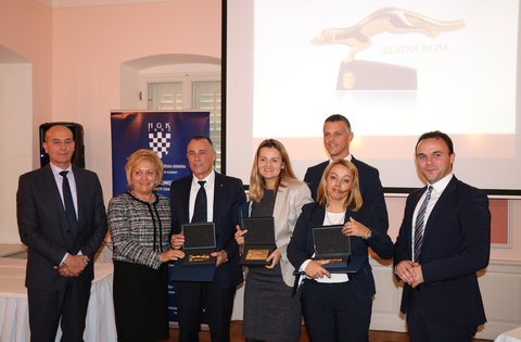 Dodijeljene "Zlatne kune" najuspješnijim tvrtkama u 2016. godini