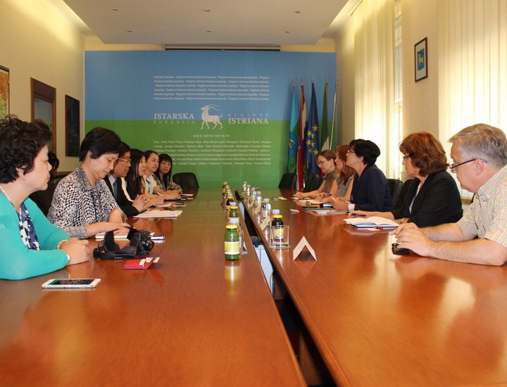 Ricevimento per una delegazione di Shanghai