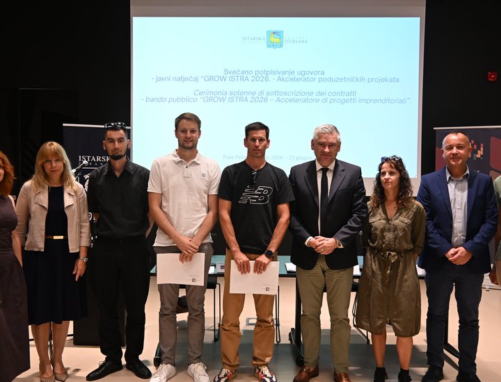 Deset poduzetničkih projekata ulazi u prvi županijski akceleracijski program "GROW ISTRA 2026. - Akcelerator poduzetničkih projekata"