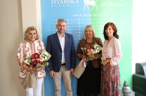 Župan Miletić upriličio prijem za ravnateljice domova za starije iz Pule i Novigrada