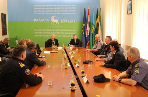 Upriličen prijem za delegaciju MORH-a