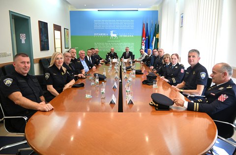 Il presidente Miletić: La Regione Istriana è sicura grazie all’impegno e alla dedizione della polizia