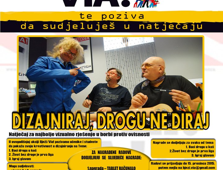 Natječaj za najbolje vizualno rješenje u borbi protiv ovisnosti